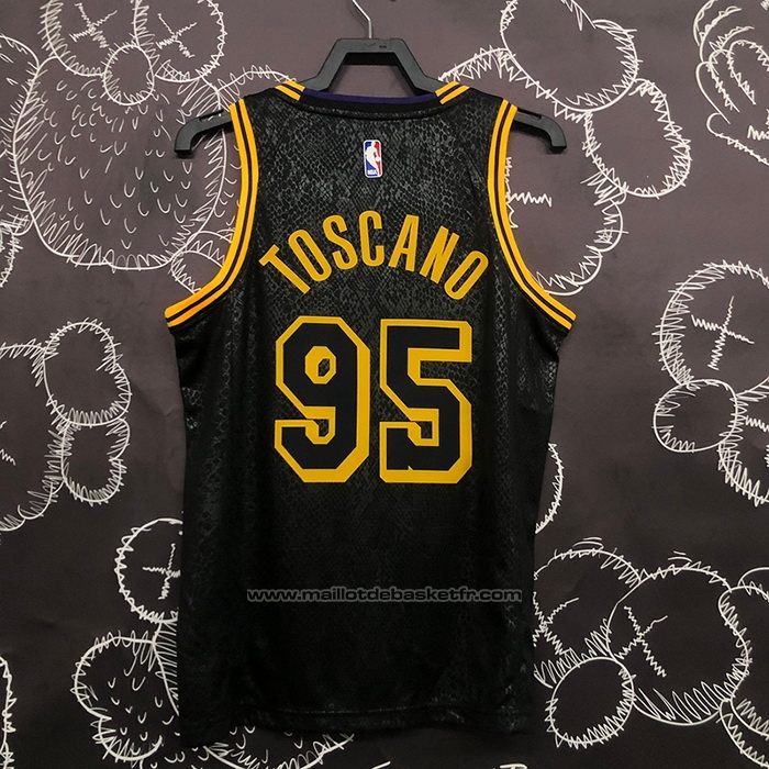 Maillot Los Angeles Lakers Juan Toscano-Anderson #95 Mamba 2021-22 Noir
